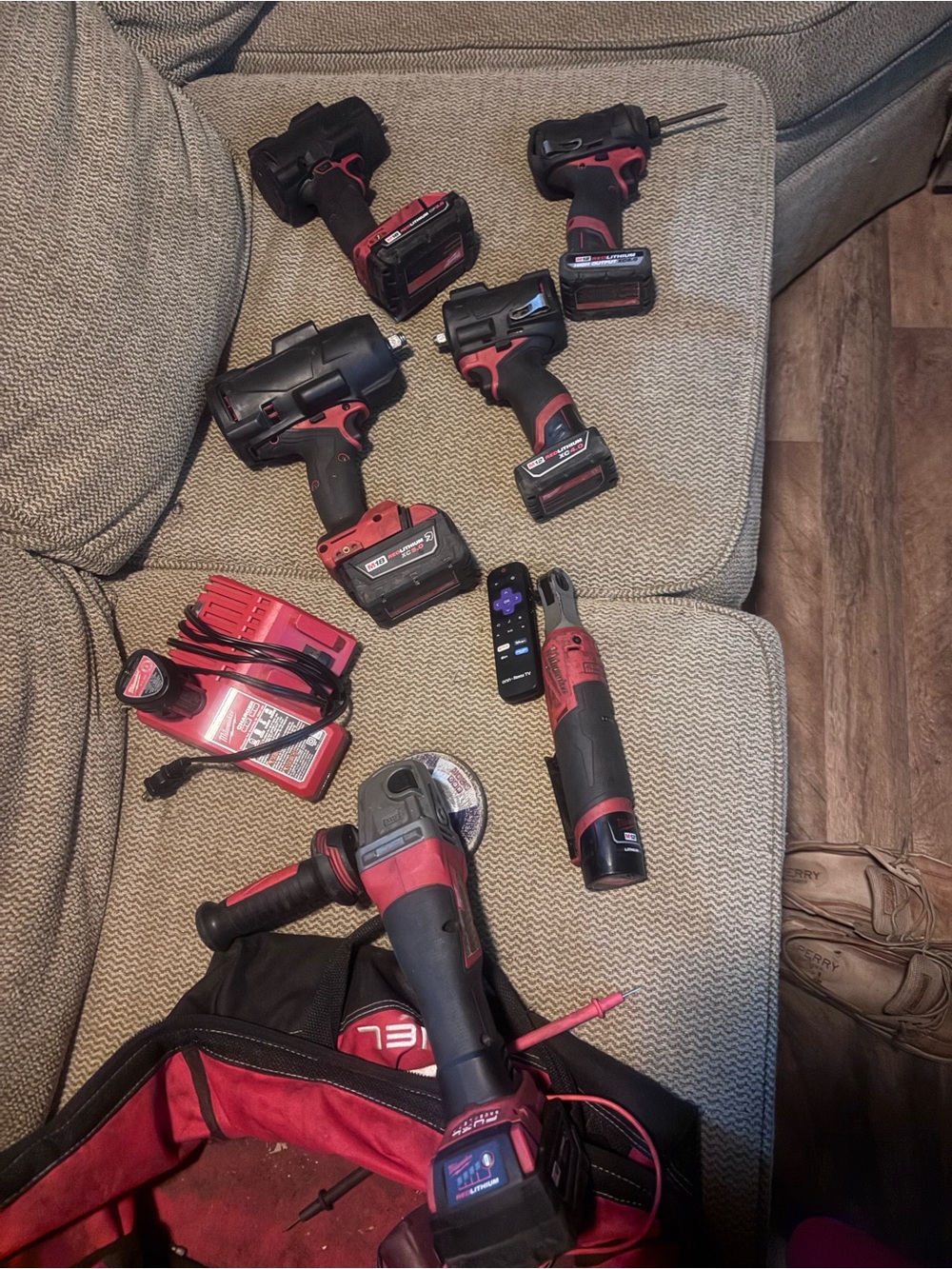 Milwaukee Red & Black Power Tool Lot